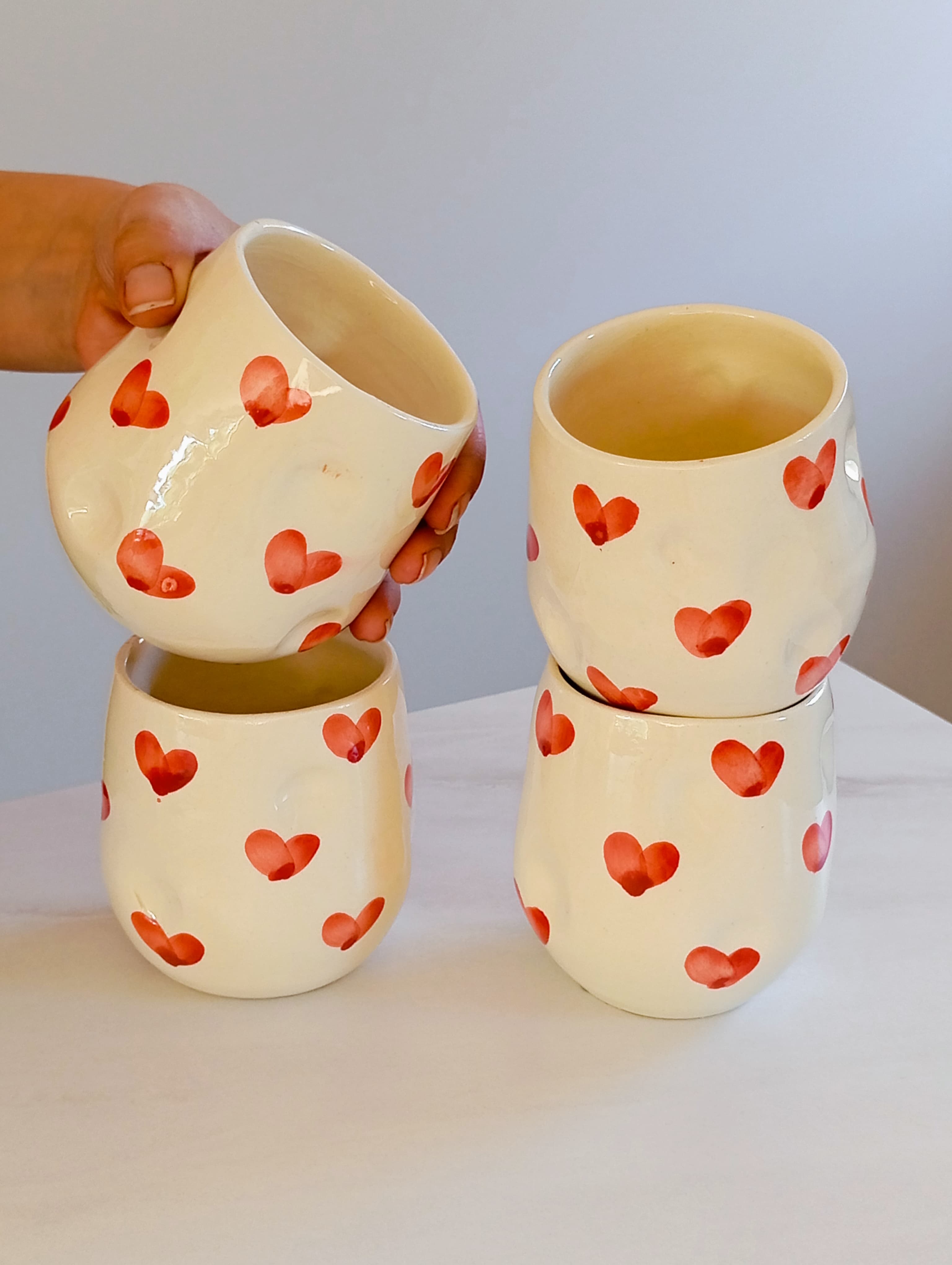 Mug coeur Qalbi erganomique