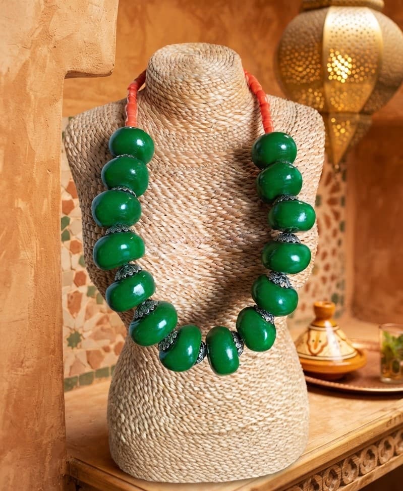 Collier Tiziri Emeraude